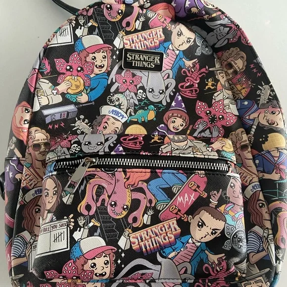Stranger Things Graphic Backpack - Multicolor - Picture 1 of 5